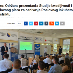 We presented the NESESER Project Feasibility Study for the Brčko District of BiH