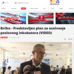 Brcko - Presented plan for the establishment of a Business Incubator (VIDEO)